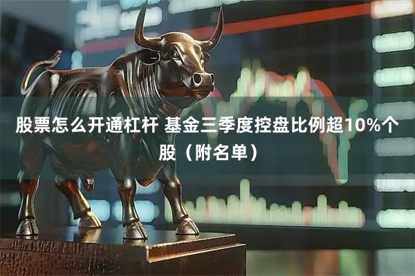 股票怎么开通杠杆 基金三季度控盘比例超10%个股（附名单）